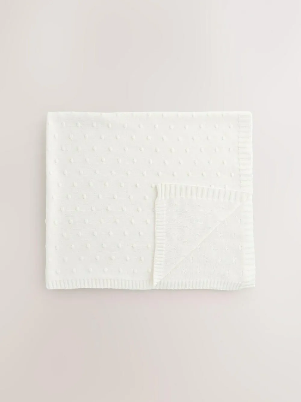New Next Baby Bobble Blanket Ecru