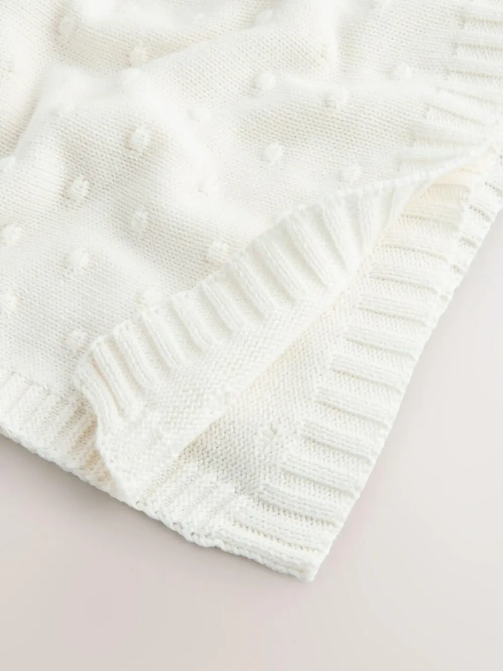 New Next Baby Bobble Blanket Ecru