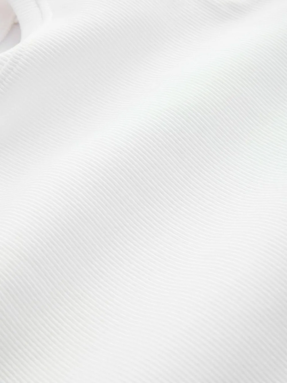 Next Frill Shoulder Ribbed Vest (3mths-7yrs) Ecru