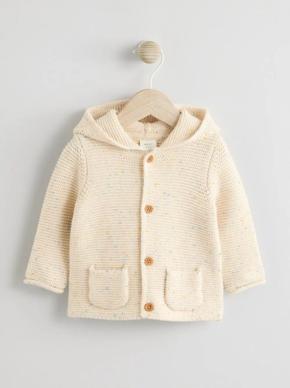 Next Knitted Hooded Baby Cardigan^BOY Baby Winter Clothing|Unisex