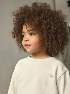Sale Next Ecru Off White Logo Sweatshirt And Joggers Set (3mths-7yrs)