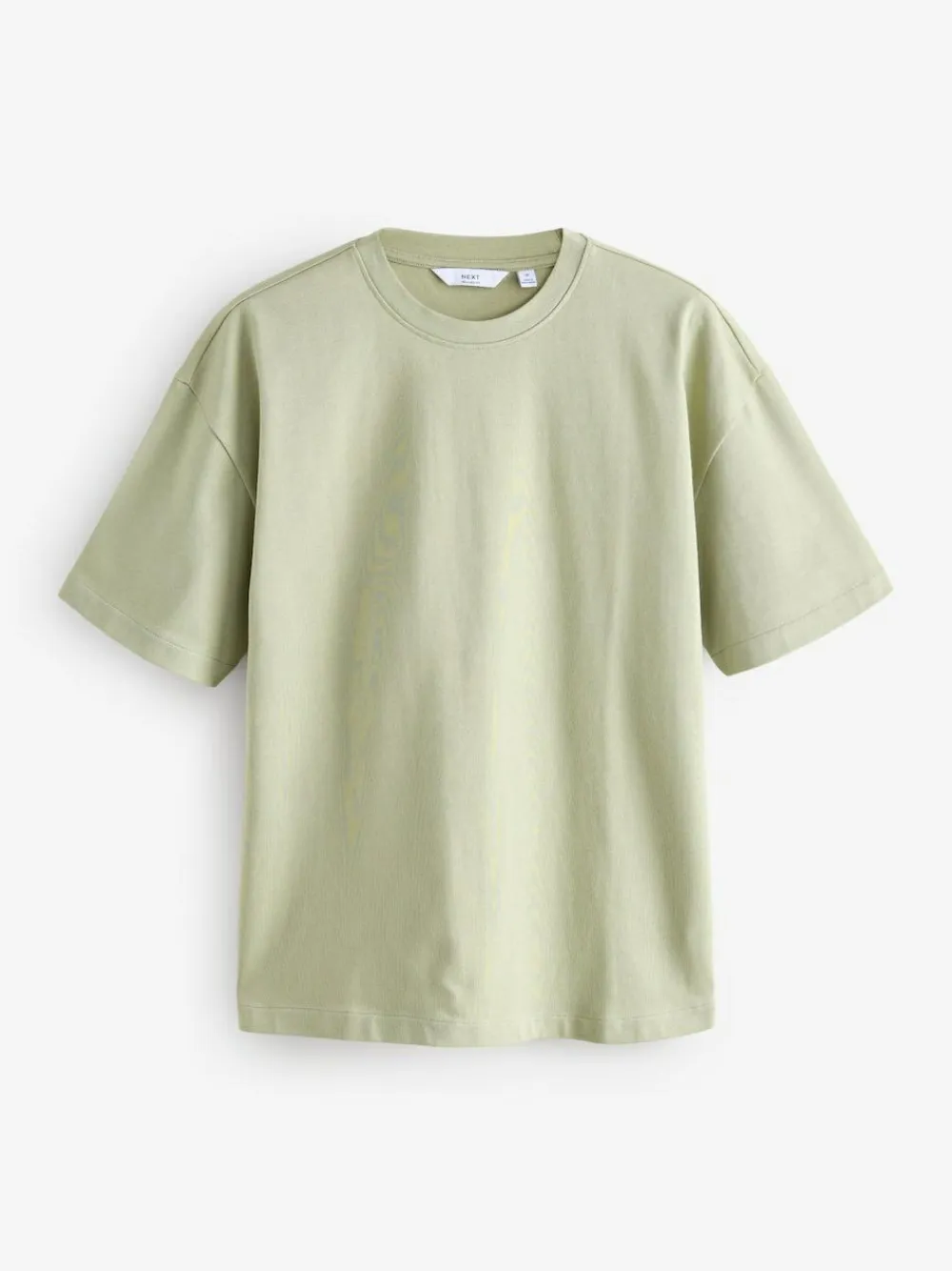 Next Ecru White/Green/Rust Red Relaxed Fit Heavyweight T-Shirts 3 Pack^ Tops & T-Shirts