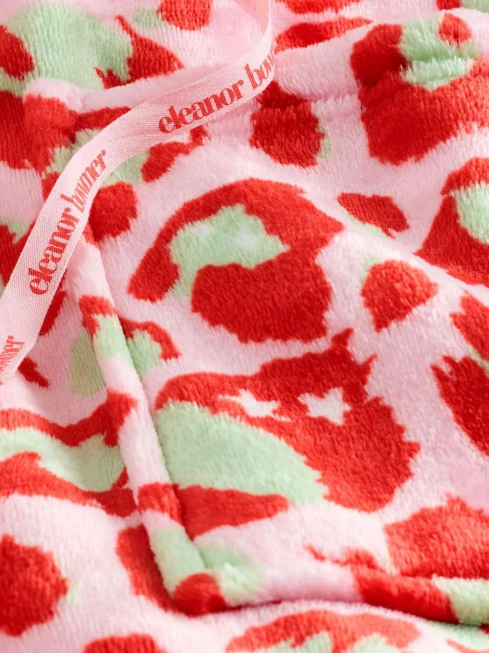 Eleanor Bowmer Leopard Print Fleece Robe^Women Bathrobes