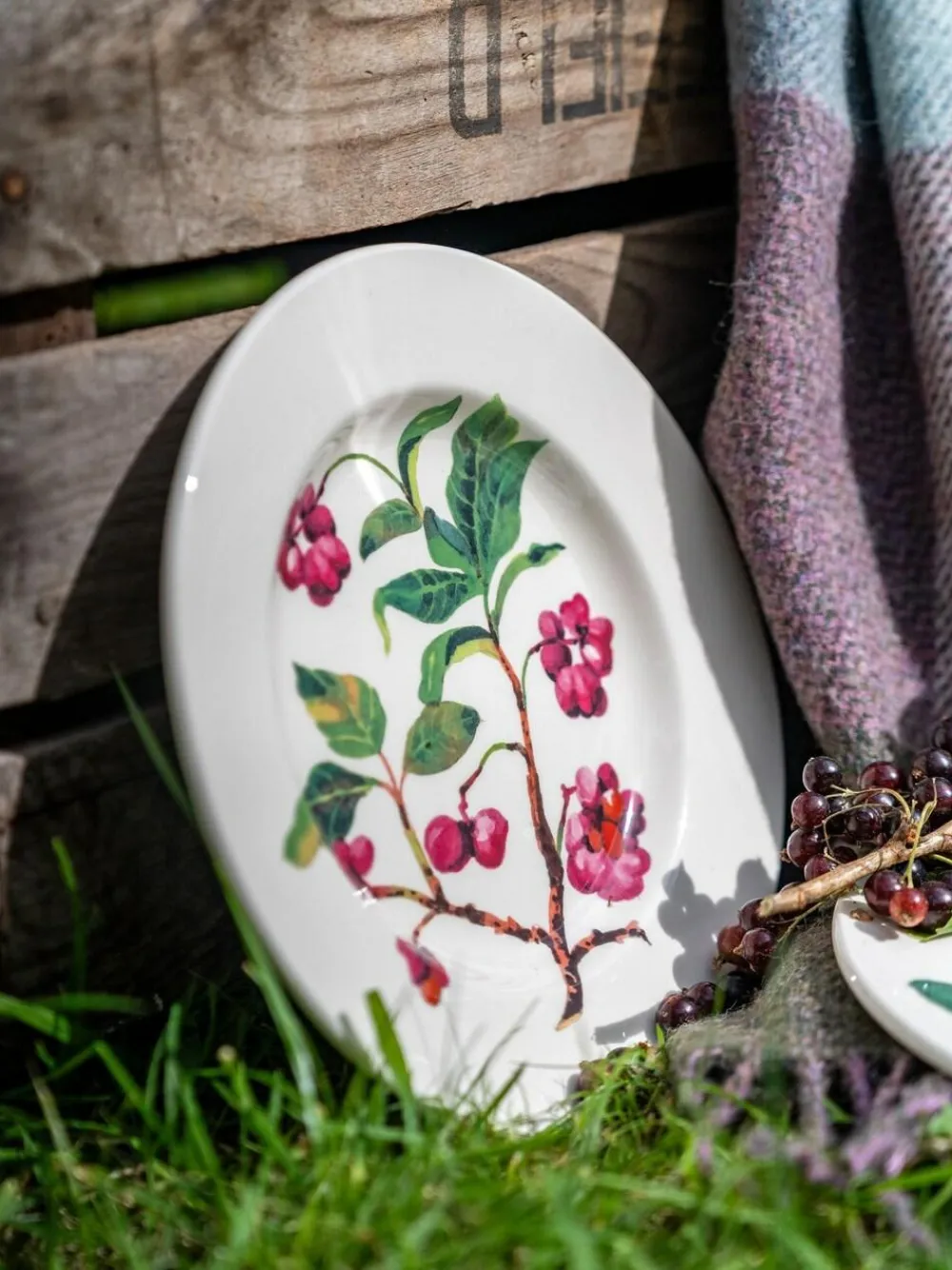 Best Emma Bridgewater Cream Spindle 8 1/2 Inch Plate