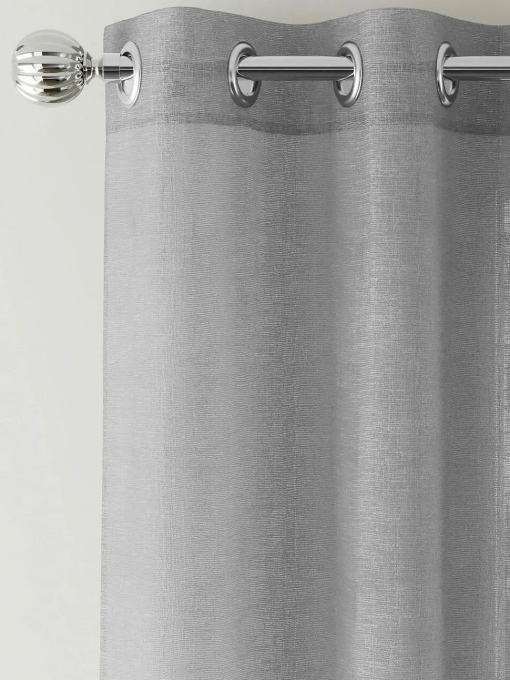 Online Enhanced Living Crete Voile Panel Silver