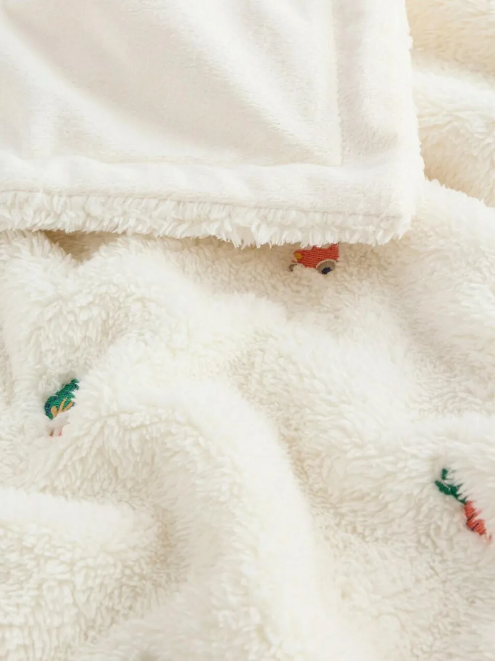 Best Next Farm Embroidered Baby Fleece Blanket