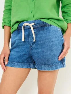 Outlet Fat Face FatFace Ashby Drawstring Shorts Dark Vintage Blue