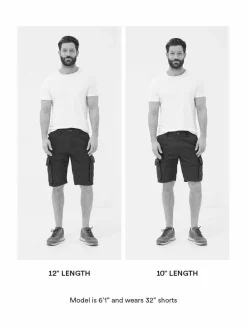 Online Fat Face FatFace Bude Dark Red Cargo Shorts