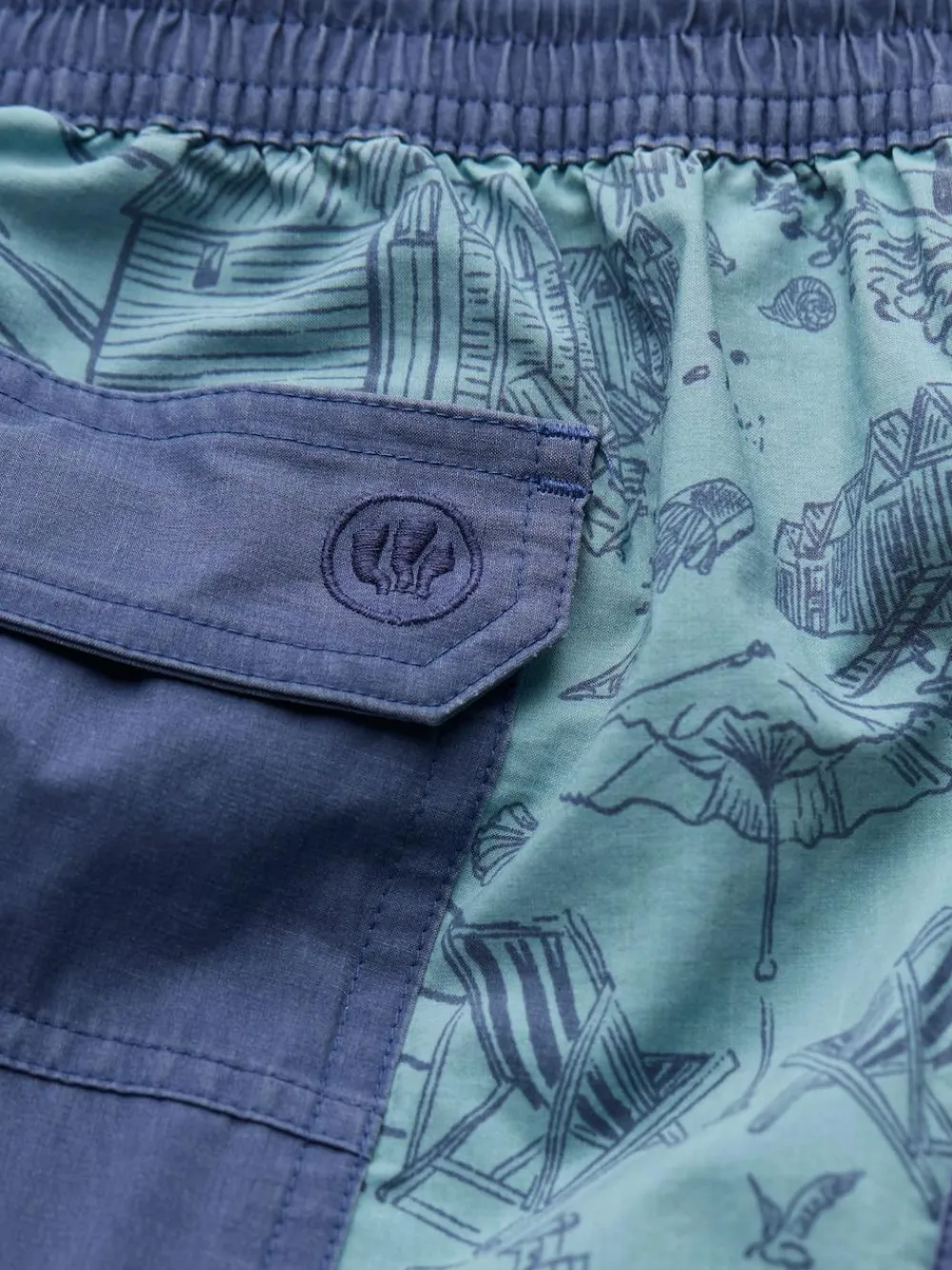 Fat Face FatFace Camber Pale Blue Swim Shorts^ Swimwear