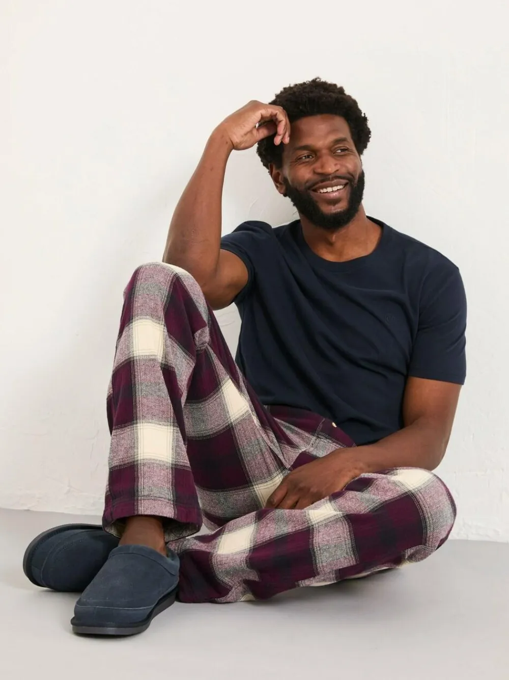 Fat Face FatFace Connel Burgundy Red Check Pyjama Bottoms^ Pyjamas