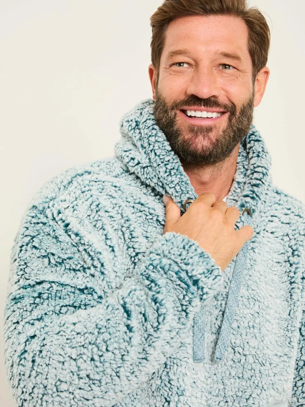 Hot Fat Face FatFace Sofa Snuggle Hoodie Dark Teal