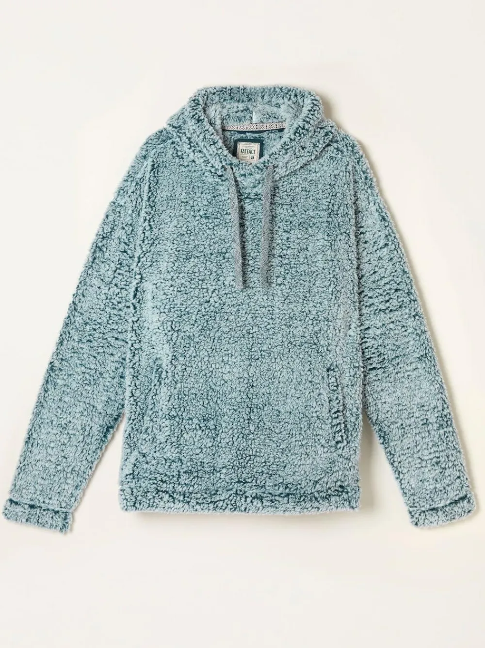 Hot Fat Face FatFace Sofa Snuggle Hoodie Dark Teal