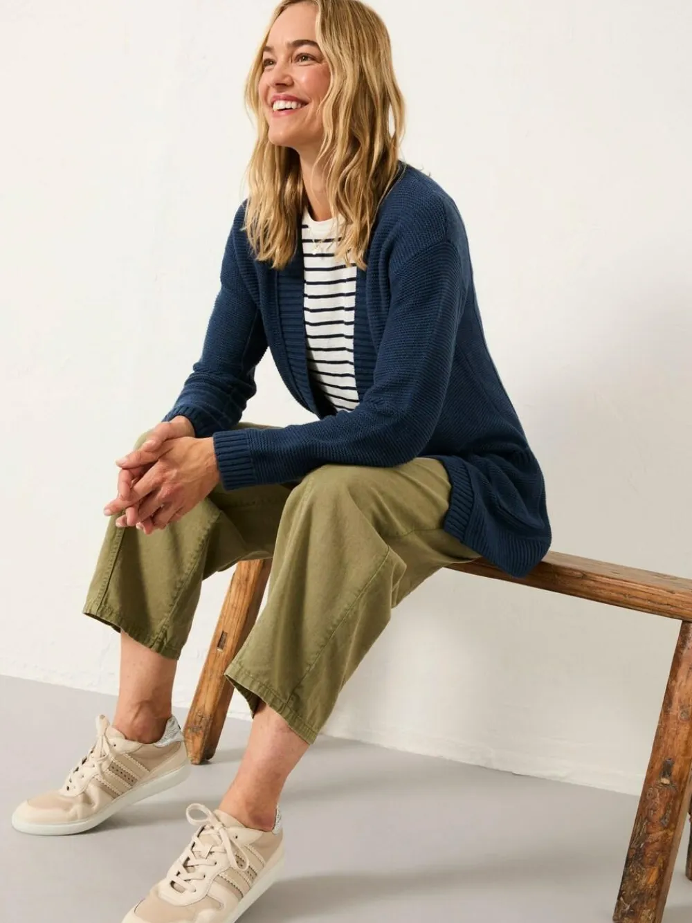 Fat Face FatFace Harriet Longline Knitted Cardigan^Women Loungewear