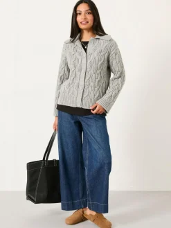 Fat Face FatFace Mari Collared Knitted Cardigan^Women Knitwear|Knitwear