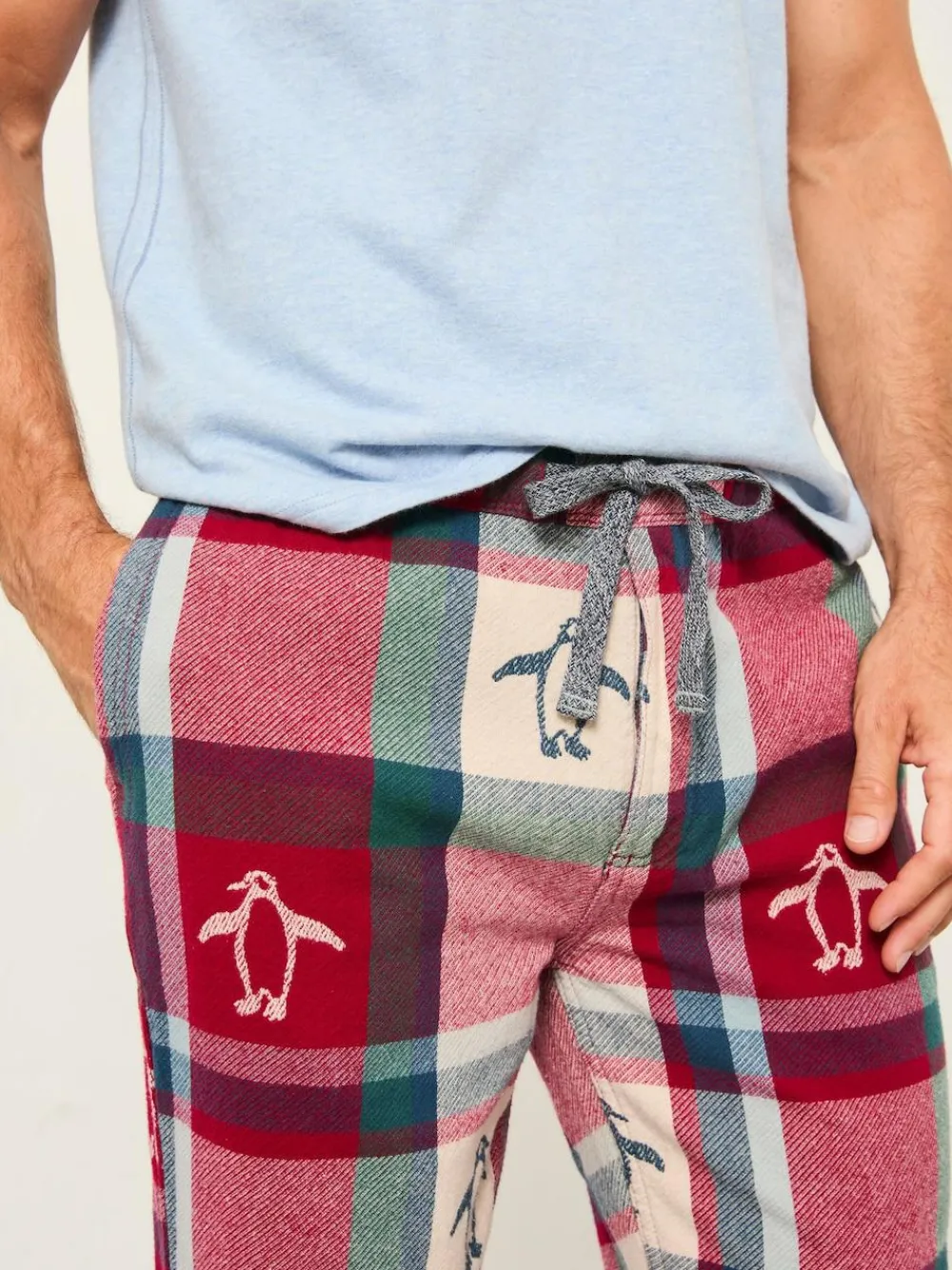 Fat Face FatFace Red Penguin Jacquard Pyjama Bottoms^ Pyjamas