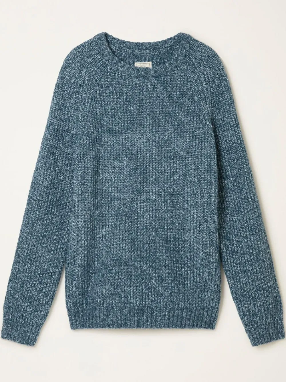 Fat Face FatFace Sefton Knitted Crew Neck Jumper Blue