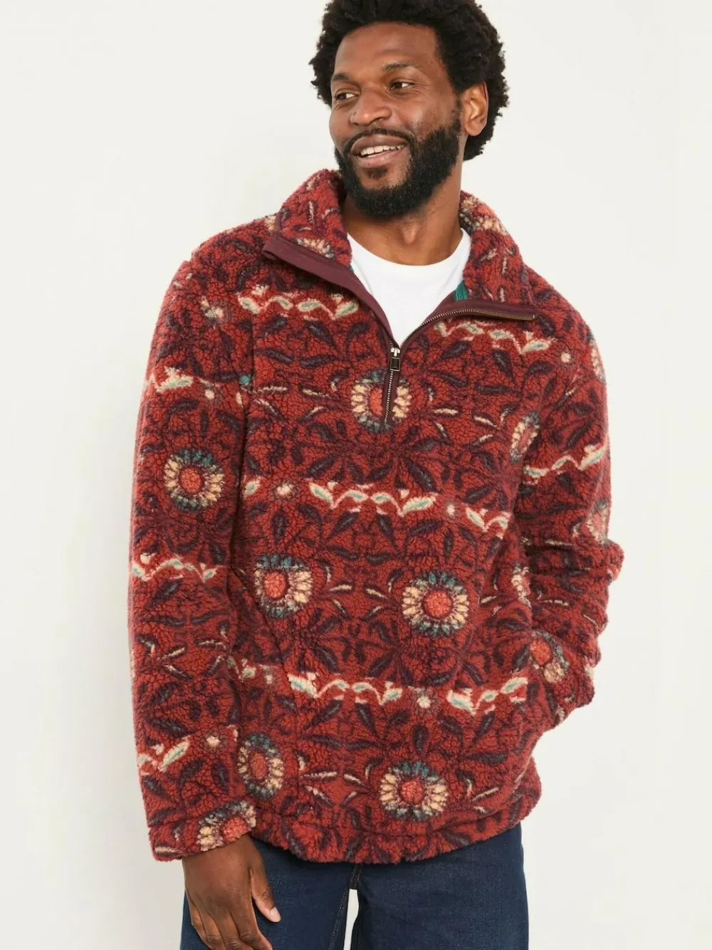Fat Face FatFace Terracotta Willow Printed Half Neck Fleece^ Loungewear