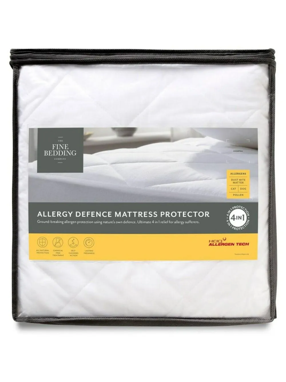 FBC Allergy Defence White Mattress Protector^ Duvets & Pillows