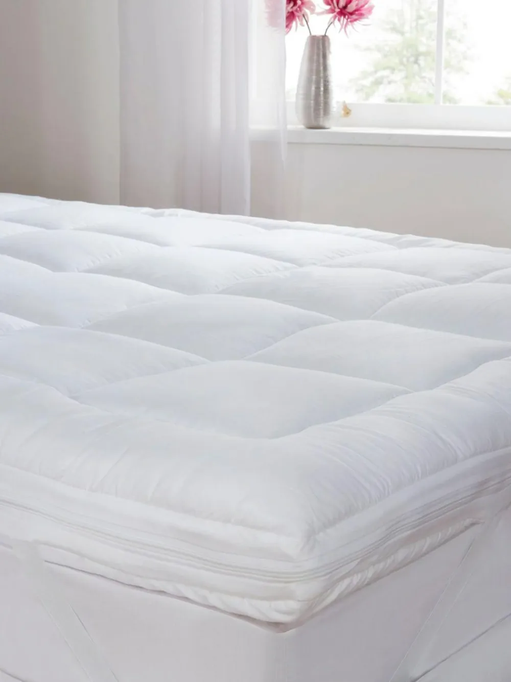 Best FBC White 5cm Deluxe Dual Layer Topper