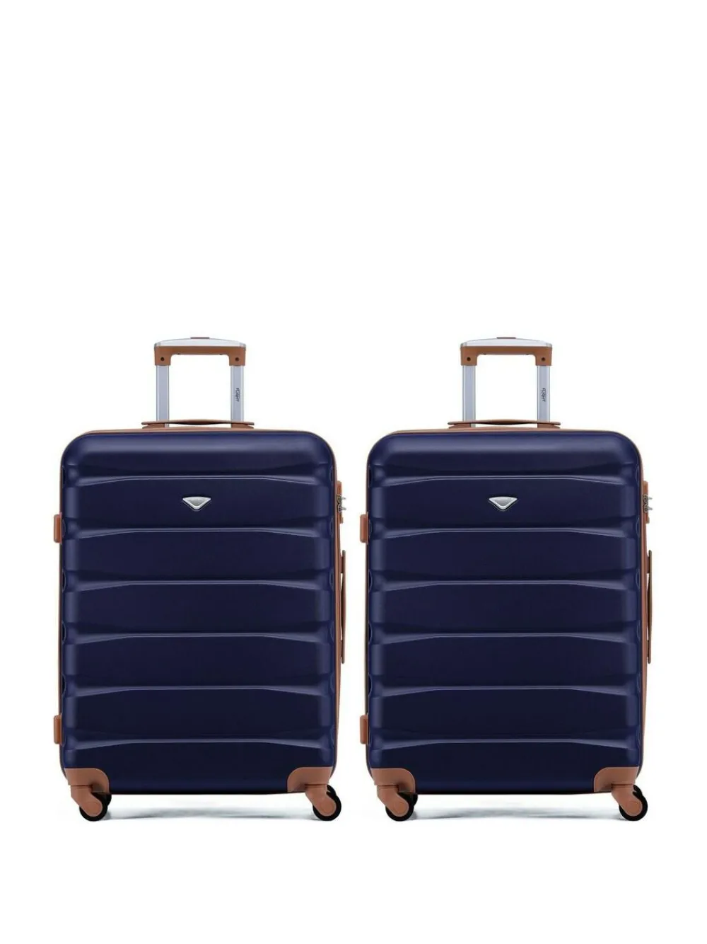 CABIN PRO Flight Knight Medium Blue Check In Hold Luggage Hardcase Travel Suitcases Set Of 2^Women Luggage