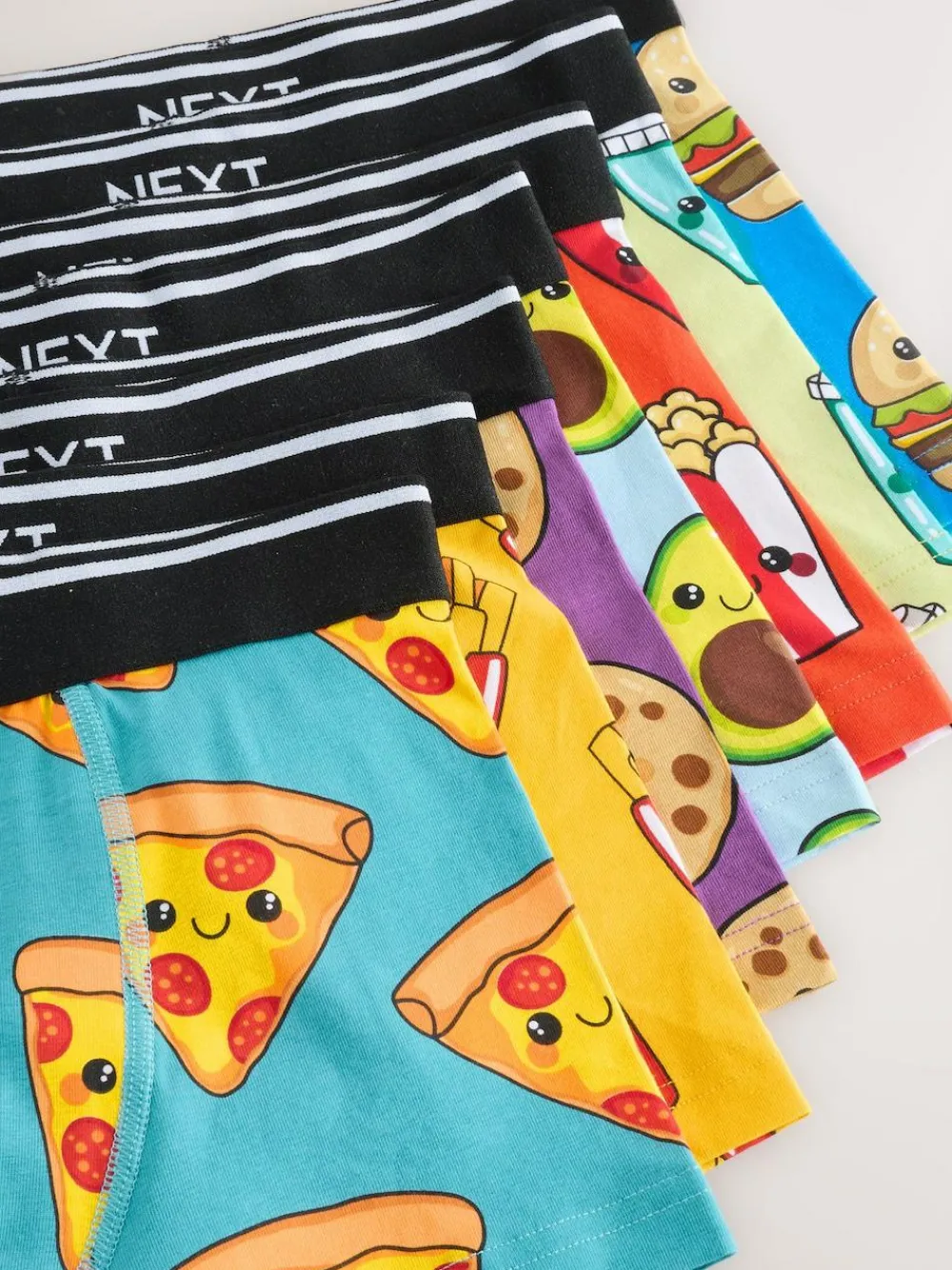 Best Next Food Print Trunks 7 Pack (1.5-16yrs)