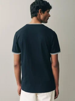 Fred Perry Black Twin Tipped Logo T-Shirt^ Tops & T-Shirts