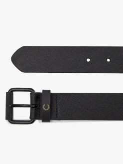 Best Fred Perry Black Scotchgrain Belt