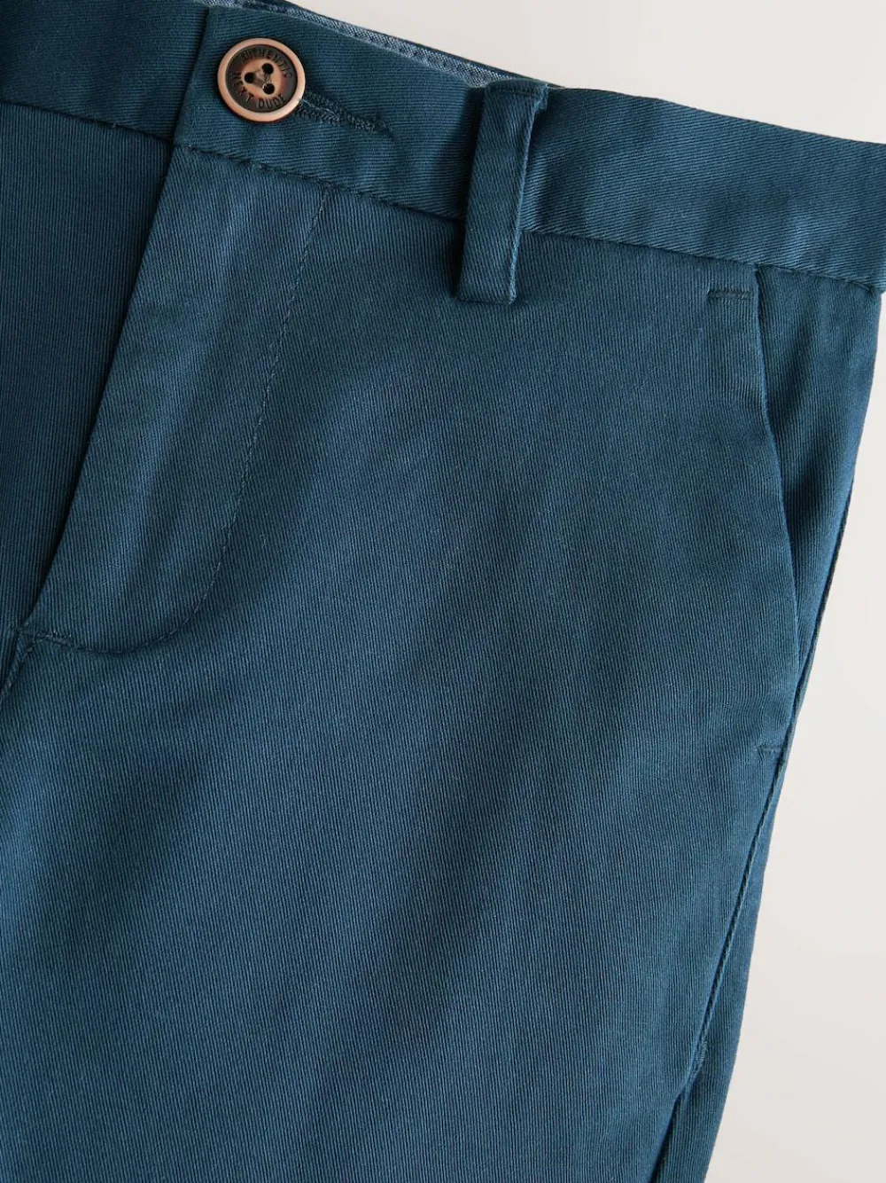 New Next French Navy Blue Regular Fit Stretch Chino Trousers (3-17yrs)