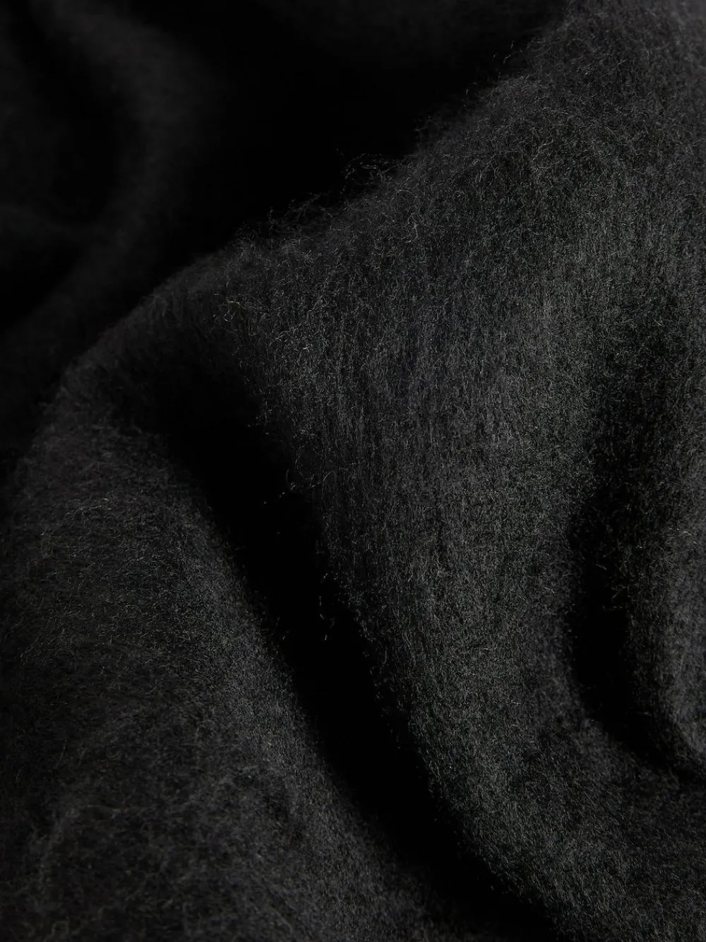 Outlet Friends Like These Cosy Brushed Blanket Scarf Black