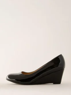 Friends Like These Wide Fit Mid Wedge Round Toe Court Shoes^Women Wide Fit & Extra Wide Fit|Heels