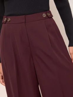 Friends Like These Adjustable Waist Premium Wide Leg Trousers^Women Pants