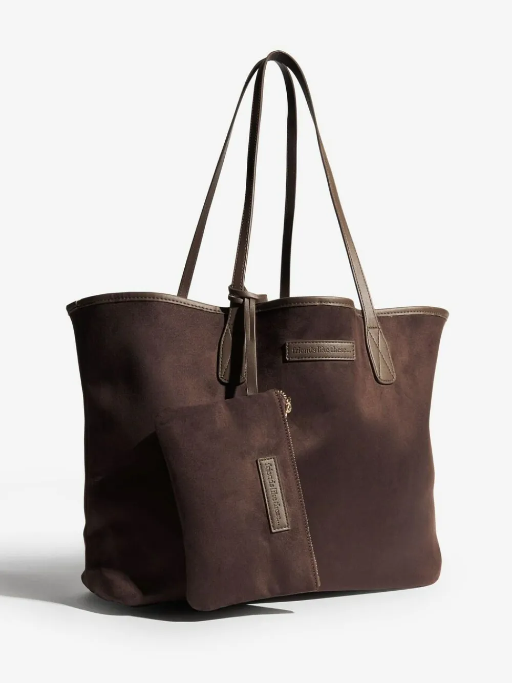 Friends Like These Faux Suede Soft Tote Bag^Women Bags