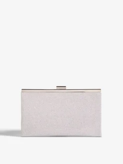 Best Friends Like These Silver Occasion Clutch Bag