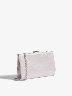 Best Friends Like These Silver Occasion Clutch Bag