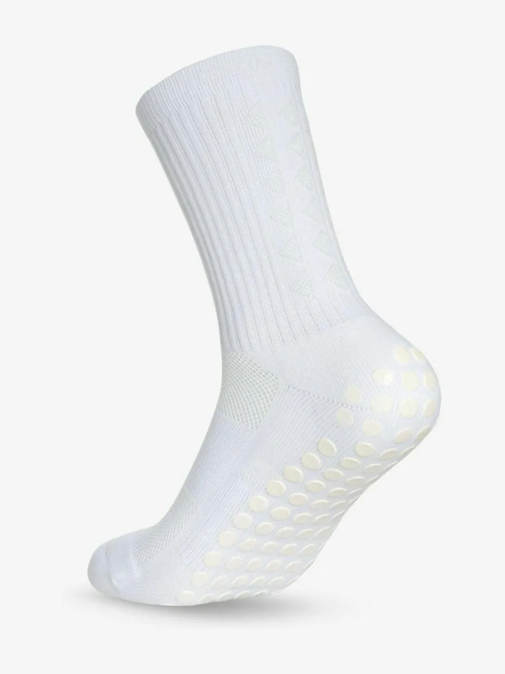 Hot Gain the Edge White Midcalf Football Grip 3.0 Socks