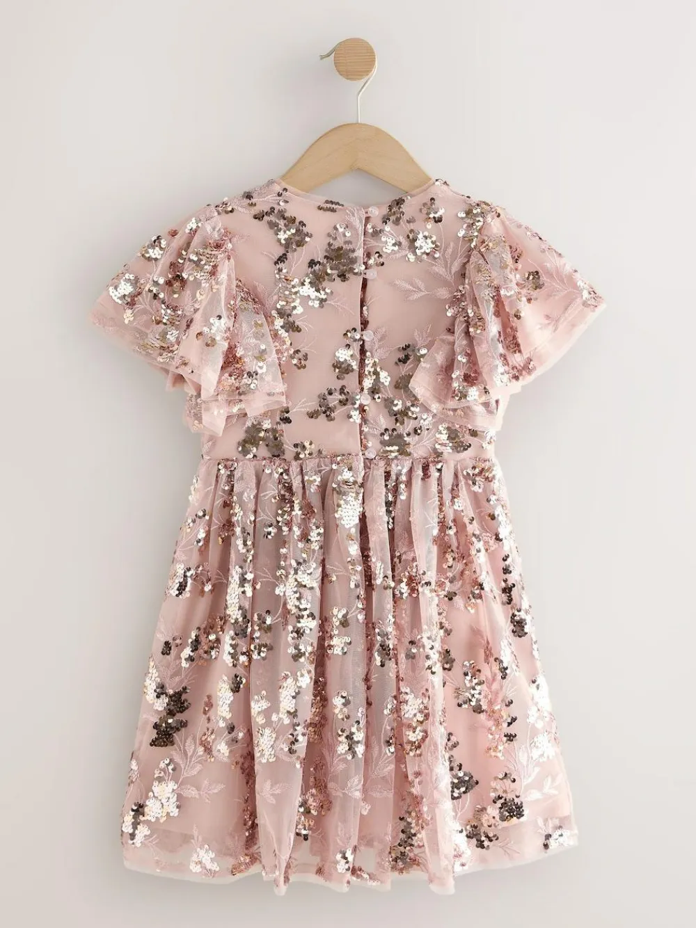 Next Gold Sequin Party Dress (3-16yrs)^ Occasionwear|Dresses