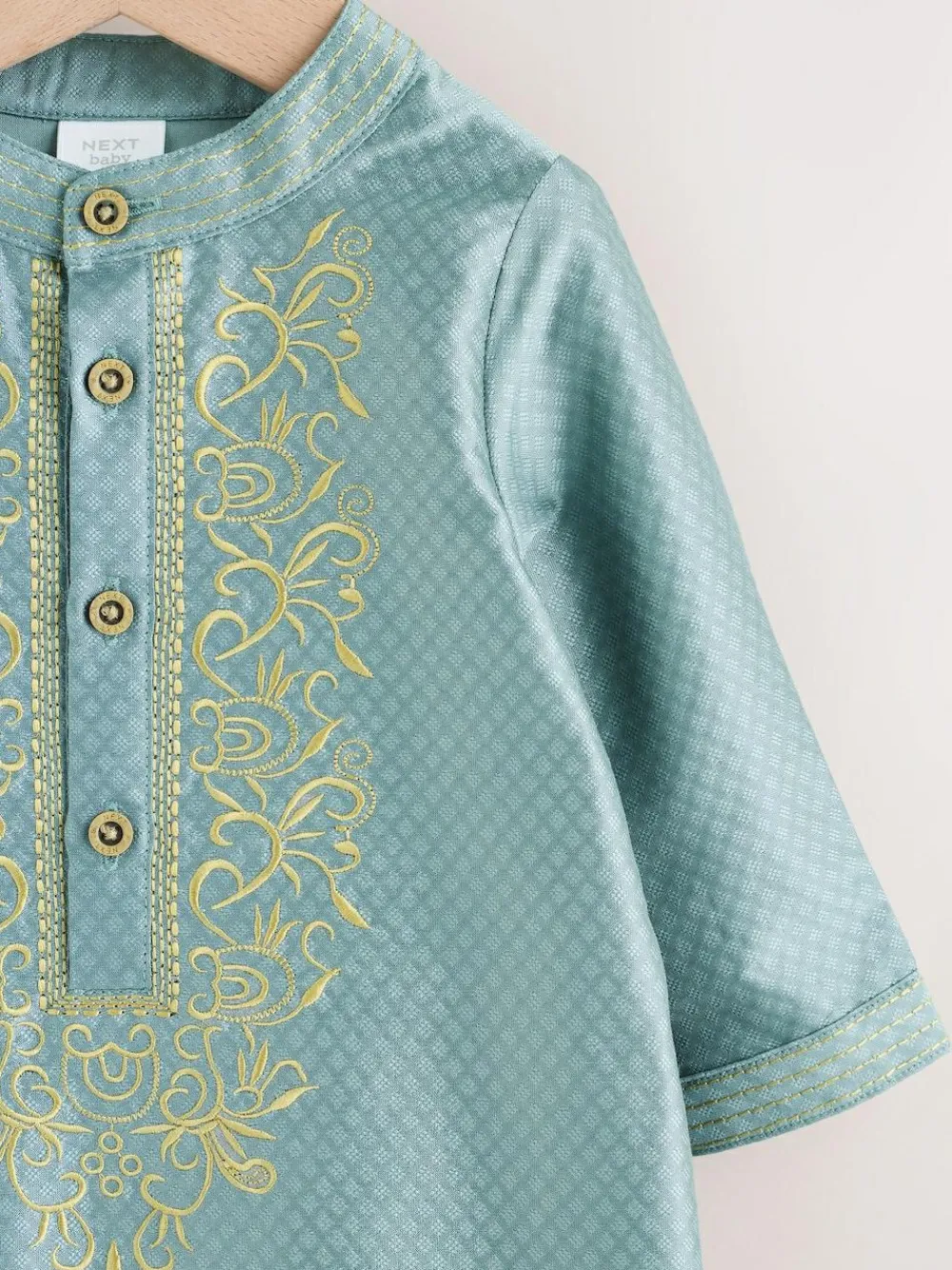 New Next Baby Occasion Romper (0mths-2yrs) Green