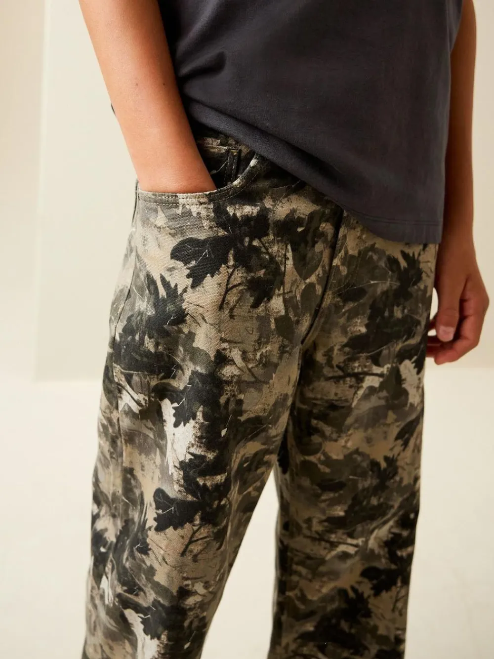 Next Green Cargo Trousers (3-16yrs)^BOY Pants & Chinos