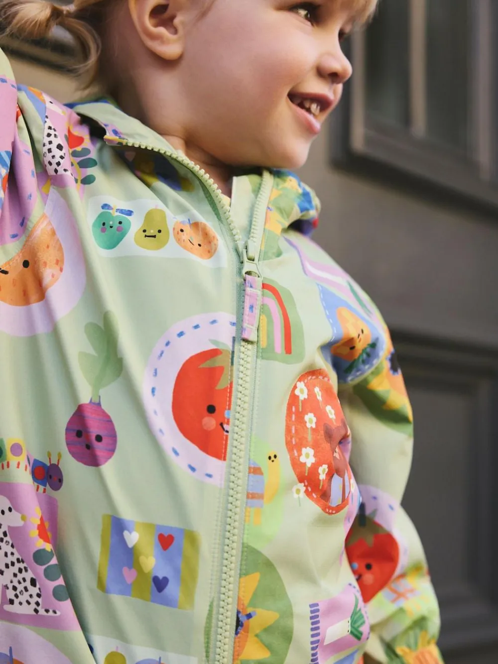 Clearance Next Green Character Waterproof Printed Puddlesuit (6mths-7yrs)