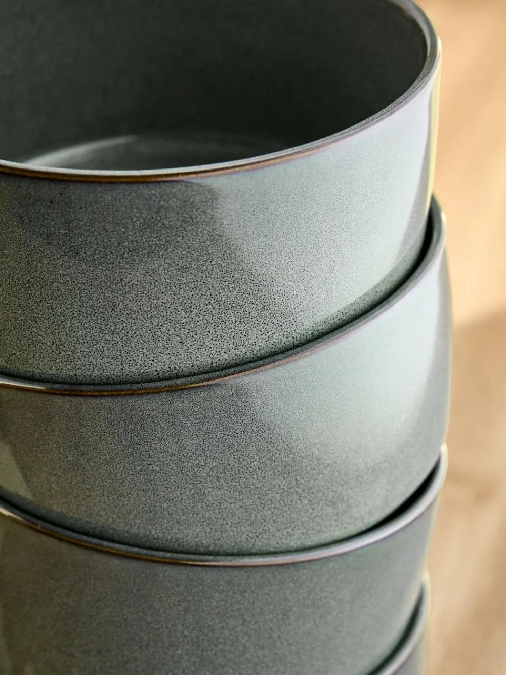 Next Green Dalton Set of 4 Cereal Bowls^ Dinner Sets & Pasta Bowls
