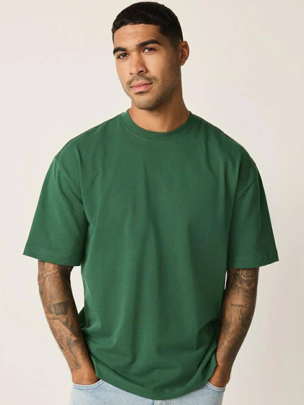 Next Green Forest Relaxed Fit Heavyweight T-Shirt^ Tops & T-Shirts
