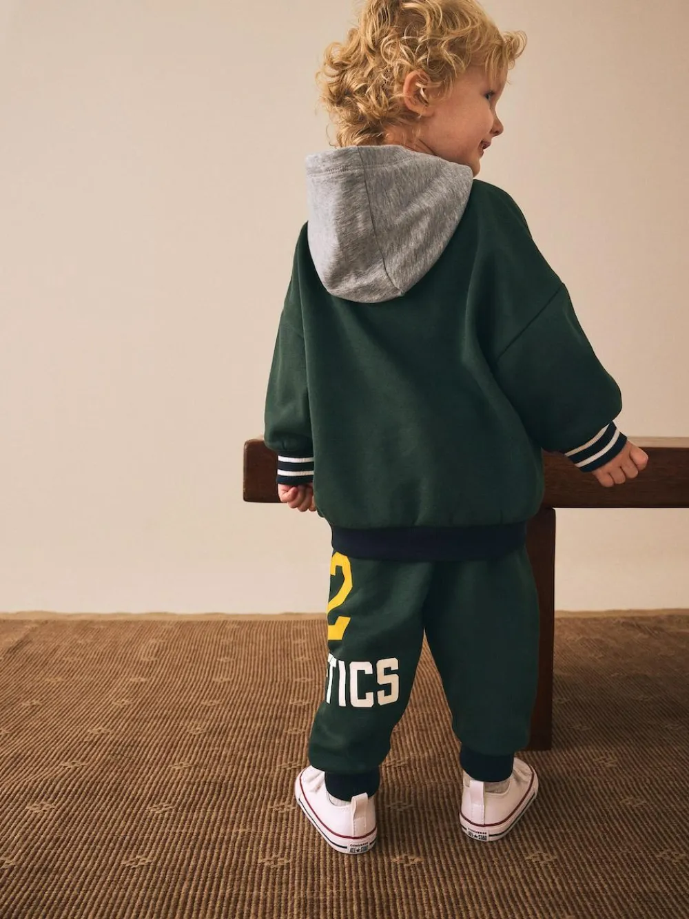 Discount Next Hoodie and Joggers Set (3mths-7yrs) Green