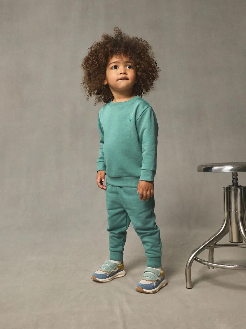 Discount Next Green Logo Sweatshirt And Joggers Set (3mths-7yrs)