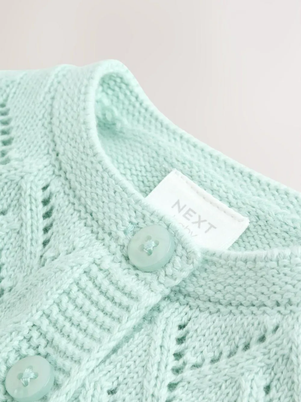 Next Pointelle Knitted Baby Cardigan (0mths-2yrs)^ Knitwear|Knitwear