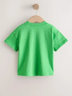 Next Short Sleeve Embroidered T-Shirt (3mths-7yrs)^ Tops|T-Shirts