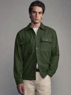Next Twin Pocket Shacket Overshirt with Wool^ Blazers & Formal Jackets