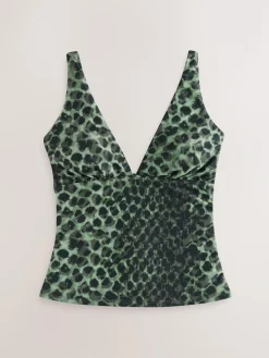 Next Plunge Tummy Control Tankini Top^Women Swimwear