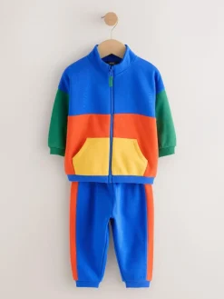 Next Funnel Neck Zip Sweat and Joggers Set (3mths-7yrs)^BOY Newborn Clothing|Sweatshirts & Hoodies