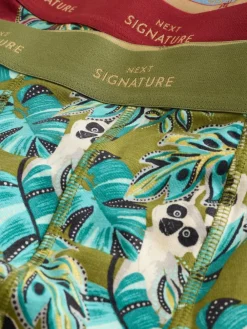 Next Signature Cotton Rich Boxers 4 Pack^ Underwear|Underwear