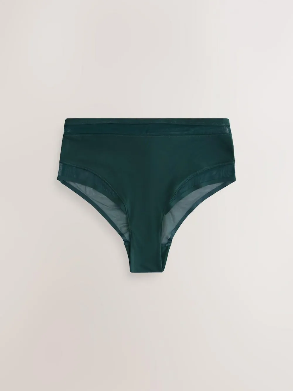 Next Mesh Trim High Waist High Leg Knickers 3 Pack^Women Panties|All Lingerie